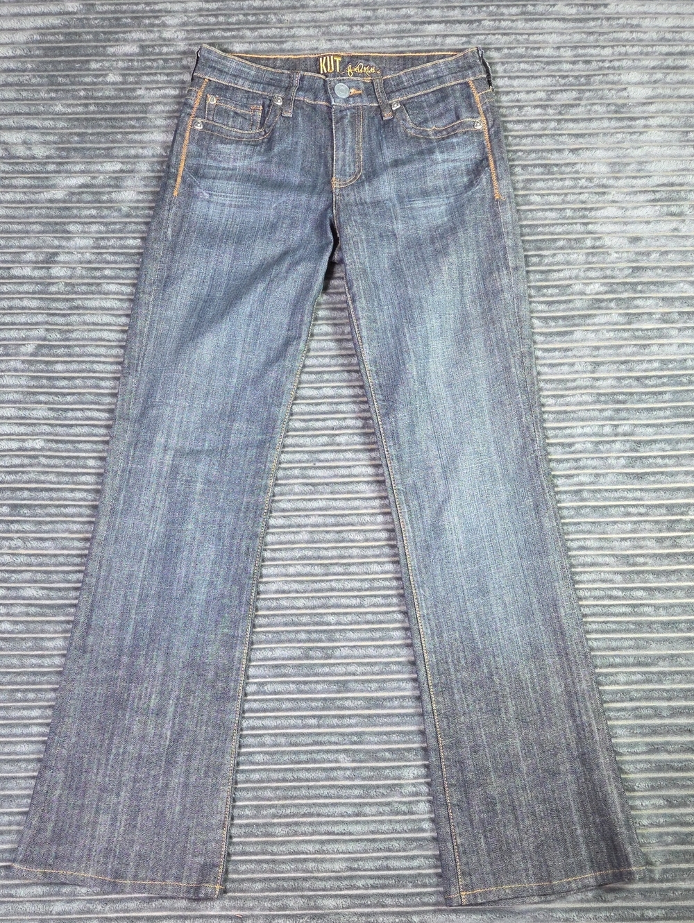 Kut from the Kloth Women's Dark Blue Bootcut Flare Jeans Sz 2